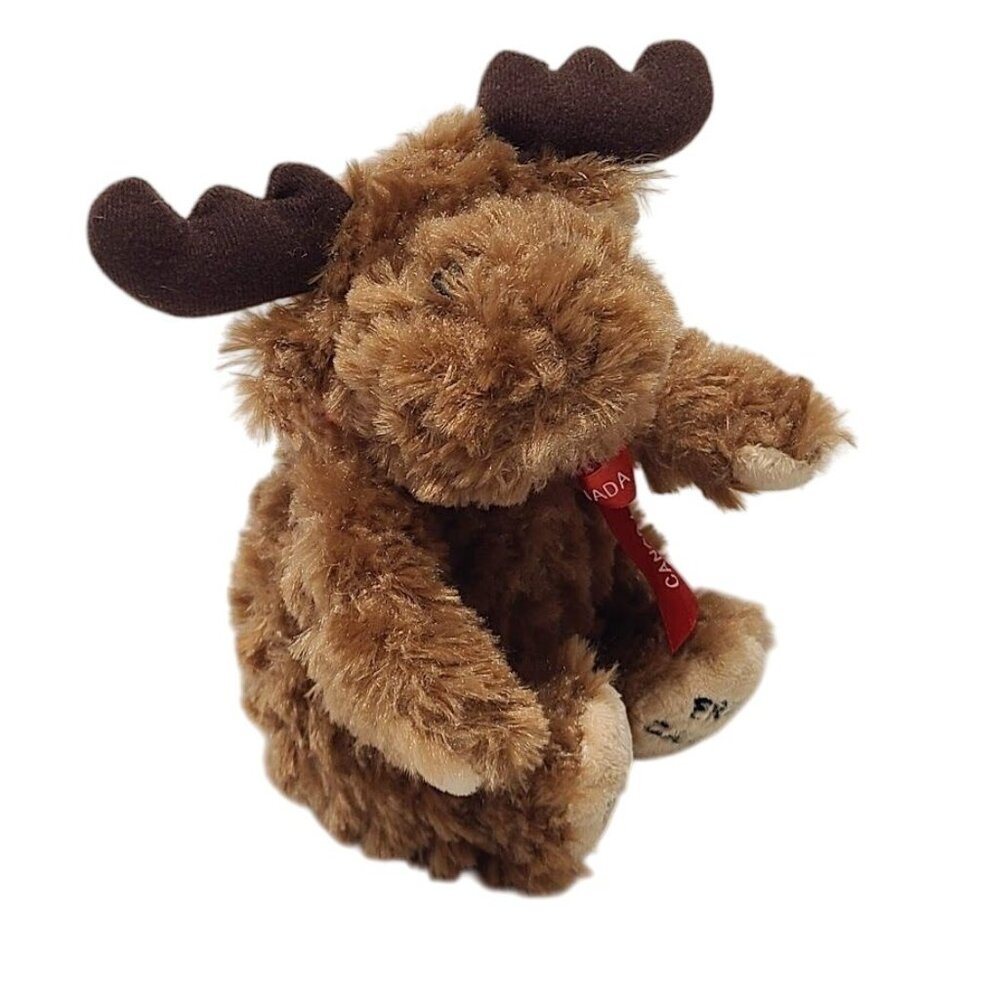 Creature Comforts Plush Moose 6" Hugs From Canada Stuffed Animal Souvenir Toy